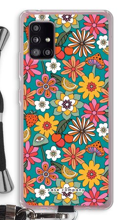 Retro Flowers N°2 - Blue