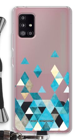 Coloured triangles blue