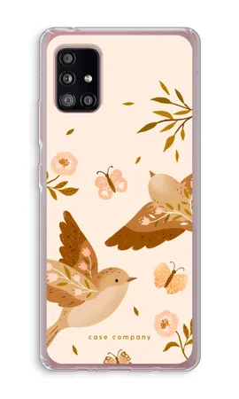 Fluttering Pair, Coque souple Samsung Galaxy A51 5G