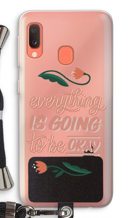 Optimistic flower girl