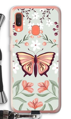 Butterfly in a floral world
