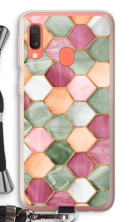 Hexagons in stained glass