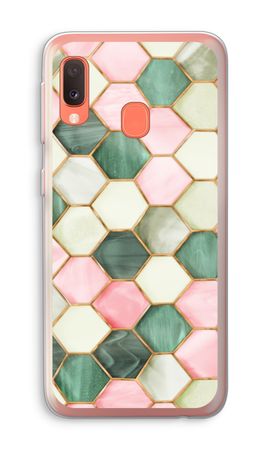 Hexagons in stained glass