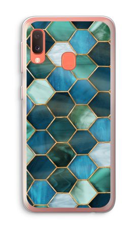 Hexagons in stained glass