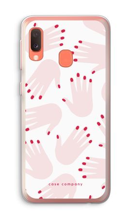 Hands pink
