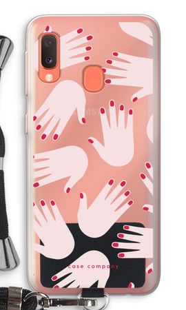 Hands pink