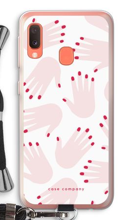 Hands pink