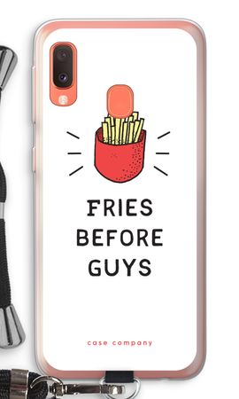 Fries before guys