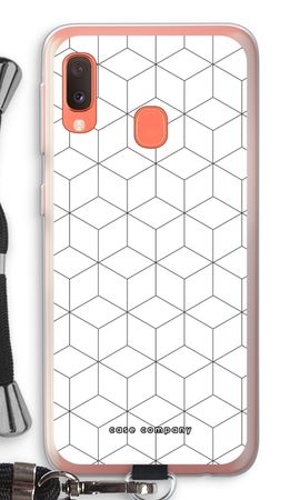 Cubes black and white