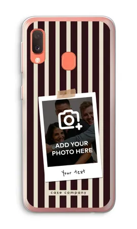 Polaroid - Retro, Miękkie etui Samsung Galaxy A20e