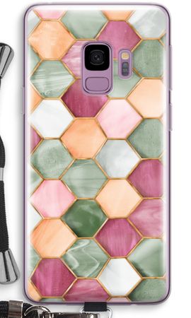 Hexagons in stained glass