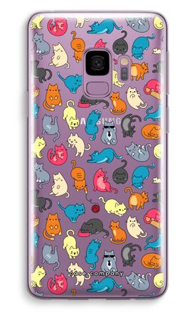 Colourful cats