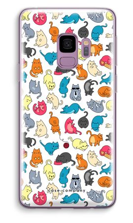 Colourful cats