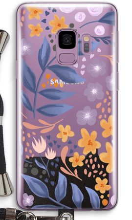 Flowers with blue leaves