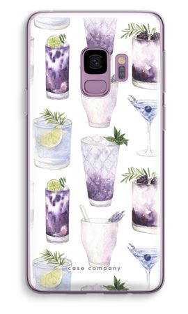 Violet cocktails