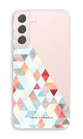 Coloured triangles pastel