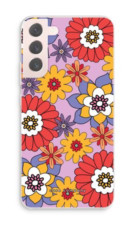 Retro Flowers - Purple