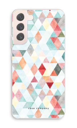 Coloured triangles pastel