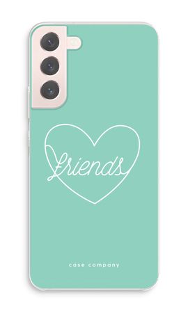 Friends heart pastel