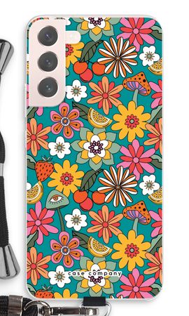 Retro Blumen N°2 - Blau