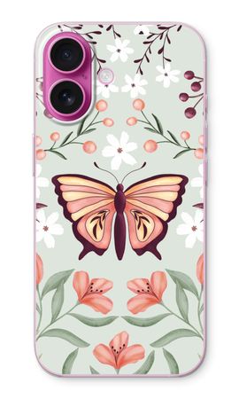 Butterfly in a floral world