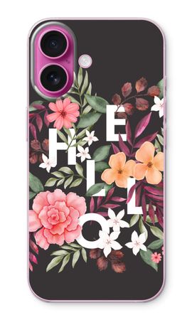 Hello in flowers