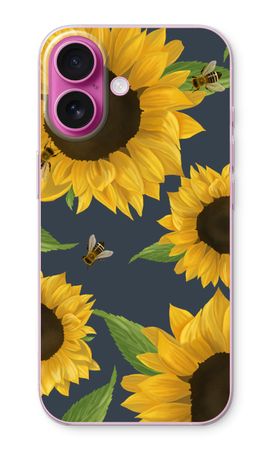 Sunflower and bees