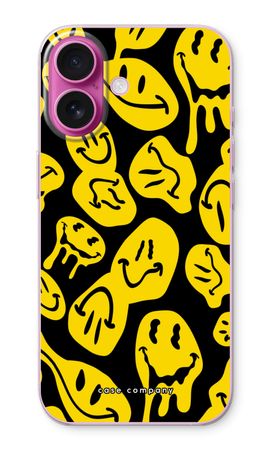 Melting smiley - Yellow