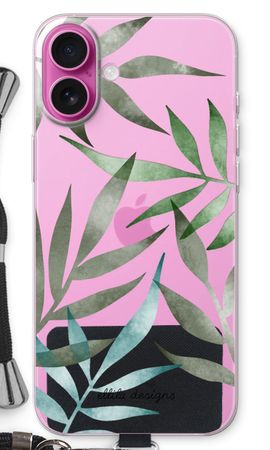 Tropical watercolor leaves