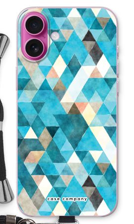Coloured triangles blue