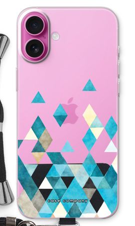 Coloured triangles blue