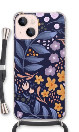 Flowers with blue leaves