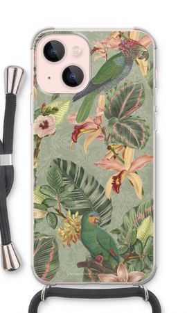 Tropical jungle parrot