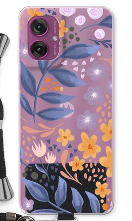 Flowers with blue leaves