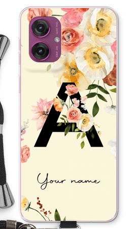 Flirty Flowers Monogram