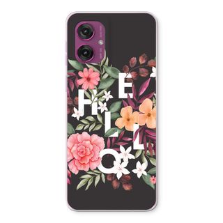 Hello in flowers