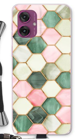 Hexagons in stained glass