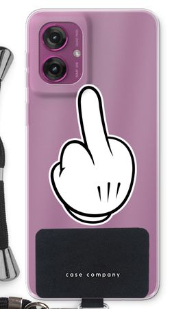 Middle finger white