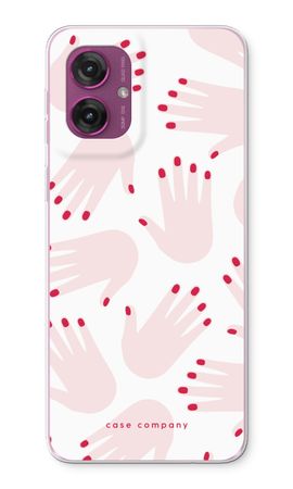 Hands pink
