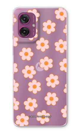 Pink Smiley Flower