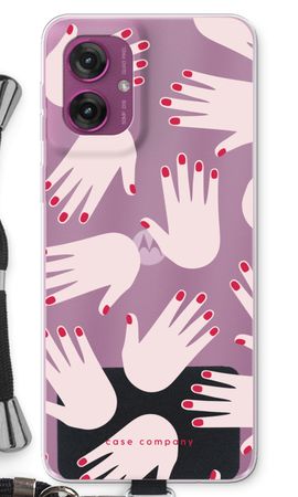 Hands pink