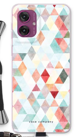 Coloured triangles pastel