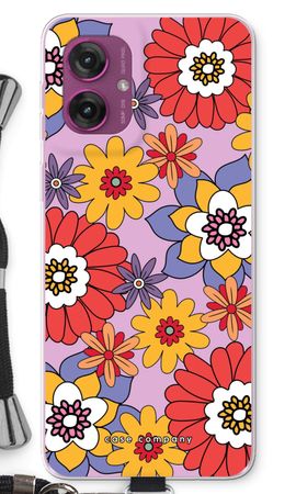 Retro Flowers - Purple