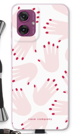 Hands pink