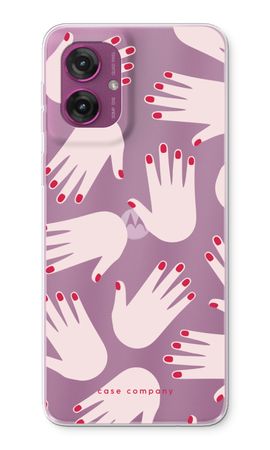Hands pink