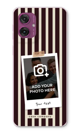 Polaroid - Retro, Motorola Moto G55 weiche Hülle