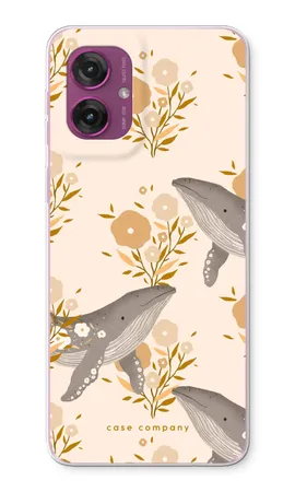 Floral Whales, Mehki ovitek Motorola Moto G55