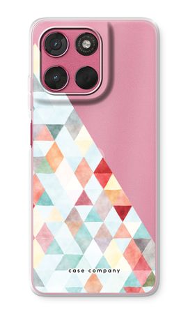 Coloured triangles pastel