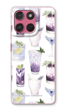 Violet cocktails