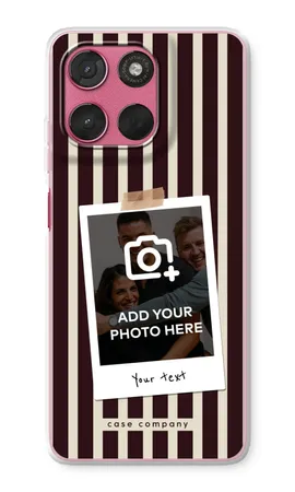 Polaroid - Retro, Motorola Moto G57 soft case